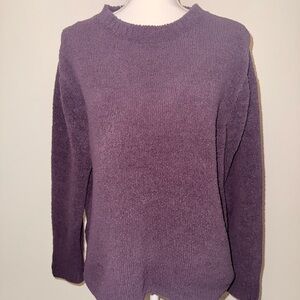 Tranquility by Colorado Clothing Purple Crew Neck Sweater